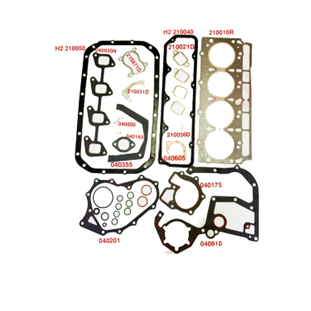 Full Gasket Set Ford Transit 1991 to 2004 2.5D  924F6008AAT  50109500
