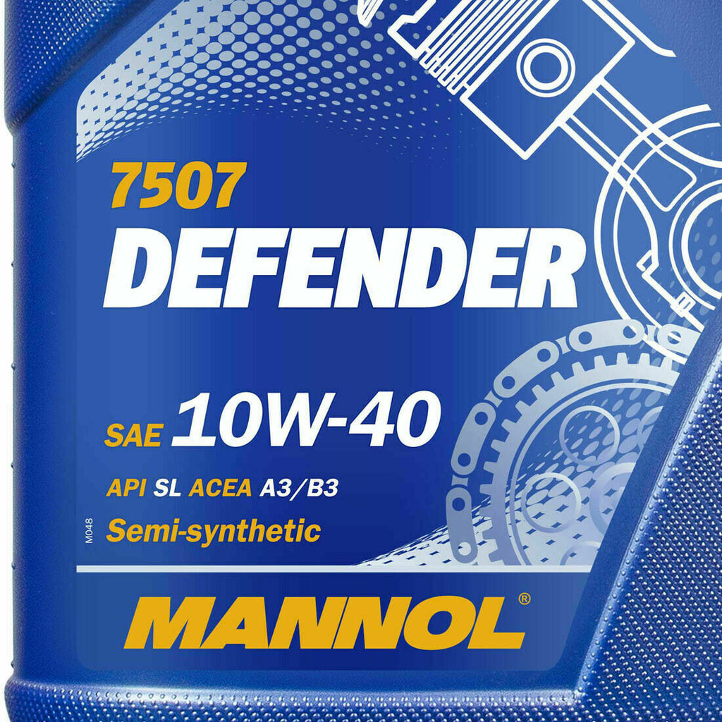 Mannol Defender 10W-40 Semi Synthetic Engine Oil 1L