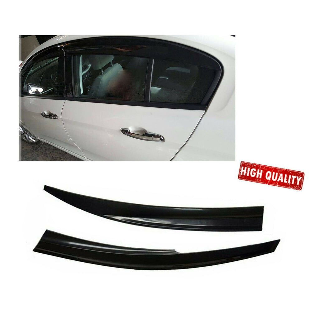 Fiat Tipo HB Sedan Wind Rain Sun Guard Deflectors  4x Set  2015 Onwards