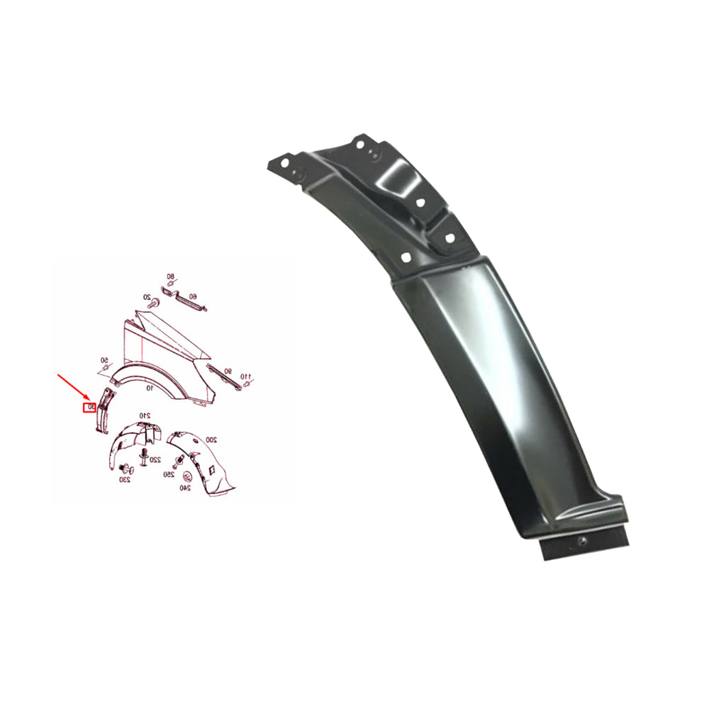 Mercedes Sprinter Front Mudguard Repair Plate N/S 2010 to 2017 A9066302007