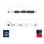 Ford Transit Connect Front Brake Hose 2002 to 2013  2T142078AG  4432391