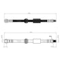 Mercedes Benz GL Serie Front Brake Hose X164  Serie W164 2006 ON 1644200348