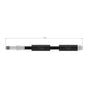 Mercedes Benz Sprinter Rear Brake Hose 2006 Onwards  2E0611707B  9064280335