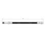 Mercedes Sprinter Front Brake Hose 901 902 903 904 4x4 Rear 906  9014280835
