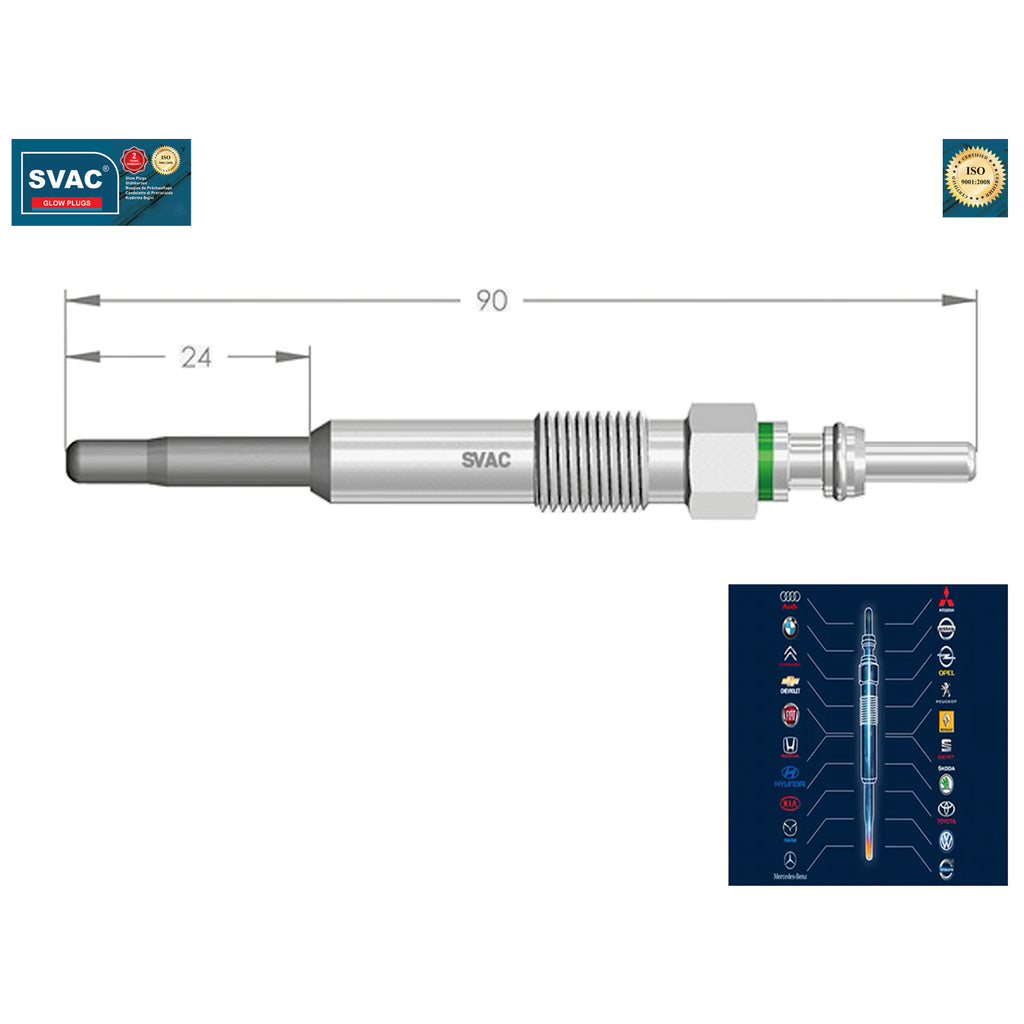 Dacia Duster Heater Glow Plug Mitsubishi Nissan Renault Suzuki Volvo  8200434855