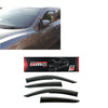 Nissan Qashqai Wind Rain Smoke Deflector Sunplex With Chrome 2007 to 2014