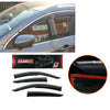 Nissan Qashqai Wind Rain Smoke Deflector Sunplex With Chrome 2007 to 2014
