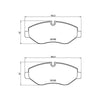 Mercedes Benz Sprinter Front Brake Pad Set 2006 ON A9064210400