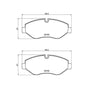 Mercedes Benz Sprinter Front Brake Pad Set 2006 ON A9064210400