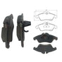 Mercedes Benz Sprinter Front Axle Brake Pad Set VW LT 0024209920