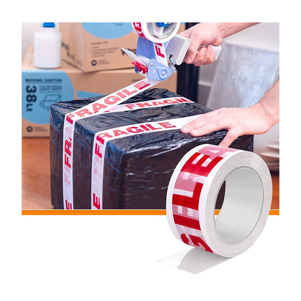 Sticky Tape Fragile Low Noise Packaging Parcel Packing Tape Strong 45mm x 100m