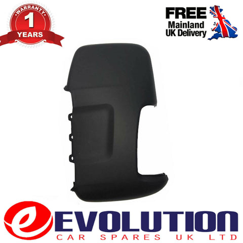 GENUINE LONG ARM MIRROR BACK COVER LEFT PASS SIDE FITS FORD TRANSIT MK8, 1823811