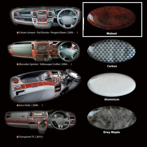 BRAND NEW DASHBOARD PROTECTOR WALNUT COVER FOR RENAULT TRAFIC 2004 TO 2010 LHD