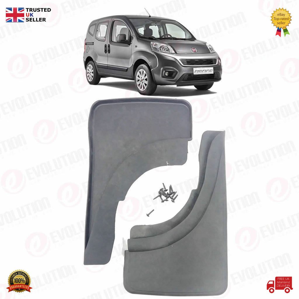 BRAND NEW PAIR OF REAR MUD FLAPS FOR FIAT FIORINO