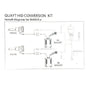 QUAYT HID LIGHTING CONVERSION KIT 35W H78000K, HIGH INTENSITY DISCHARGE SYSTEM