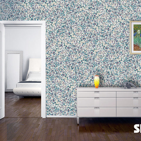 Silkcoat Liquid Wallpaper Decorative interior Wall Silk Plaster White-Green