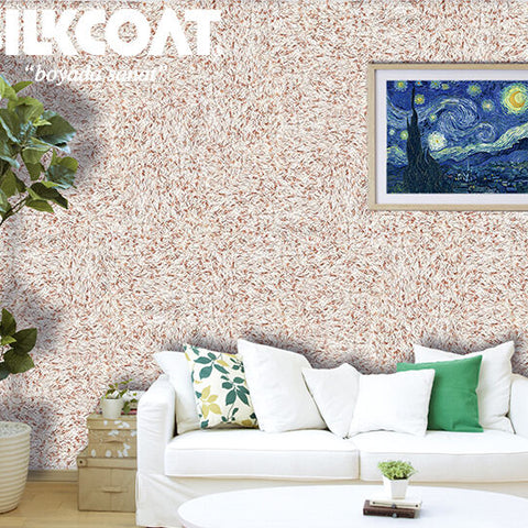 Silkcoat Liquid Wallpaper Decorative interior Coating Silk Plaster White-Green