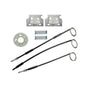 Front Driver Side Window Regulator Repair Kit 8 Pcs Fits Citroen C5  9222P5