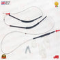 FRONT LEFT / PASSENGER SIDE WINDOW REGULATOR REPAIR KIT (6 PCS) FITS BMW E46
