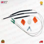 FRONT WINDOW REGULATOR REPAIR KIT 8 PCS FITS VOLKSWAGEN CADDY MK4, MK3, MK2, 14