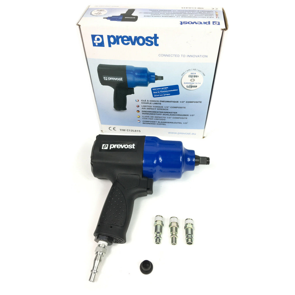 HIGH QUALITY PREVOST LIMITED TORQUE COMPOSITE AIR IMPACT WRENCH 1/2 TIW C12L815