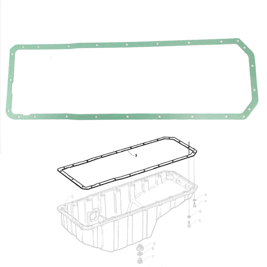 OIL PAN/WET SUMP GASKET FITS SCANIA 4, 3, 2 SERIES 8475 CC, 1412666, 767.540