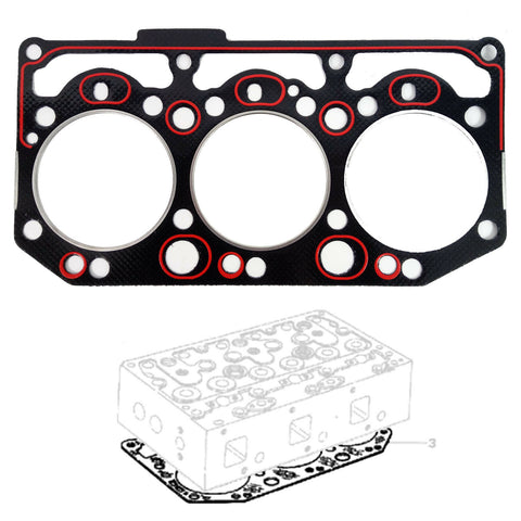 CYLINDER HEAD GASKET FITS DAF SB, F SERIES 1970-1991 8250 CC, 0094701