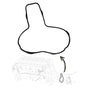 WATER PUMP GASKET RUBBER FITS RENAULT TRUCKS, VOLVO 7421415427, 545.790