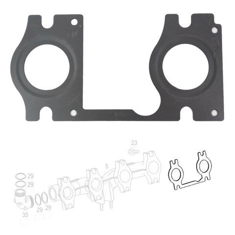 EXHAUST MANIFOLD GASKET FITS MERCEDES-BENZ ATEGO, AXOR, VARIO, 9261420080