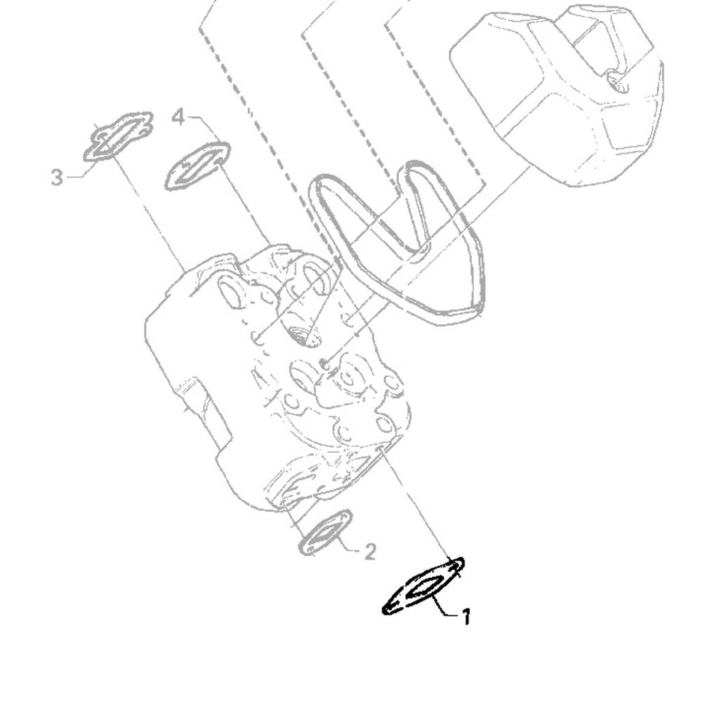 INTAKE EXHAUST MANIFOLD GASKET SEAL WITH GRAPHITE FITS SCANIA 2 / 3 / 4, 369276