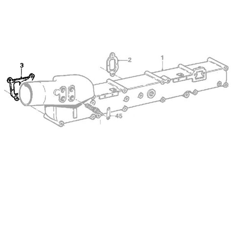 INTAKE EXHAUST MANIFOLD GASKET SEAL FITS DAF, NEOPLAN, 1336089