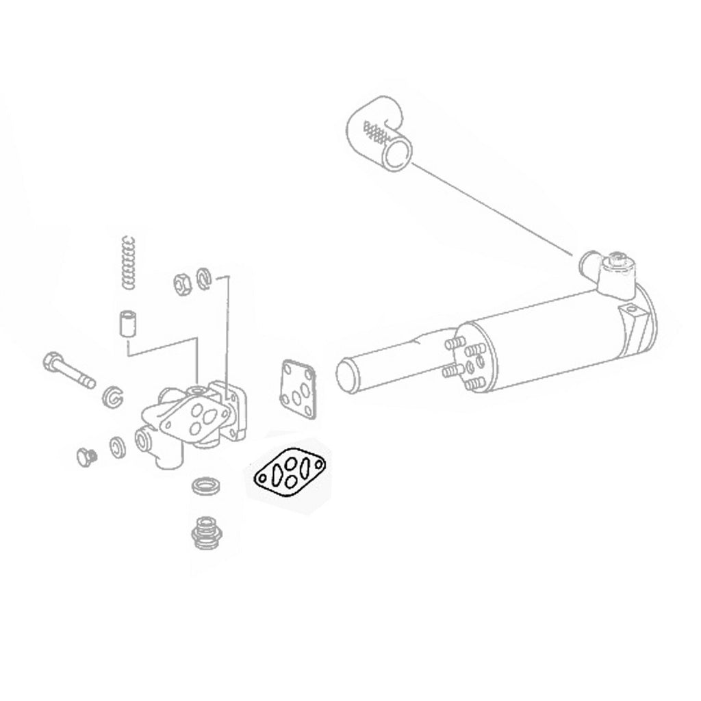 WATER PIPE GASKET SEAL FITS MERCEDES-BENZ, 355 184 06 80