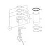 CYLINDER SLEEVE O-RING GASKET LINER SHIM FITS MERCEDES-BENZ, NEOPLAN,SETRA