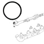 INTAKE EXHAUST MANIFOLD GASKET SEAL RING WITH SPRING FITS DAF, 0227103