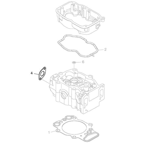 EXHAUST INTAKE MANIFOLD GASKET SEAL FITS SCANIA P.G.R.T., SCANIA 4, 1309051