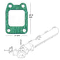INTAKE EXHAUST MANIFOLD GASKET SEAL FITS RENAULT TRUCKS, 5000693288
