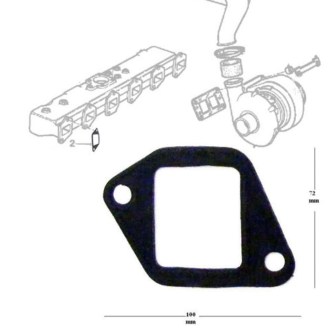 INTAKE EXHAUST MANIFOLD GASKET SEAL FITS DAF F SERIES, SB, 0517862