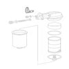 OIL FILTER CYLINDER CRANKCASE GASKET SEAL FITS MERCEDES-BENZ TRUCK L1112