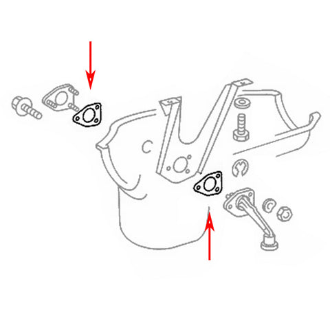1 X OIL FILTER GASKET SEAL FITS MERCEDES-BENZ TRUCK 1213, 3660180580