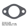 EXHAUST MANIFOLD GASKET SEAL FITS MAN, 51089010120