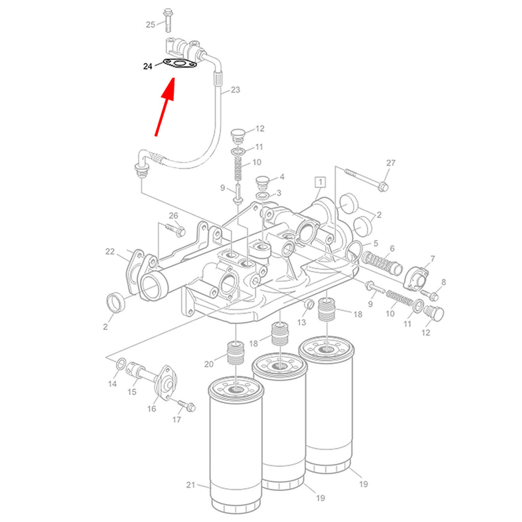 EXHAUST TURBO CHARGER INLET GASKET SEAL FITS VOLVO 420 641