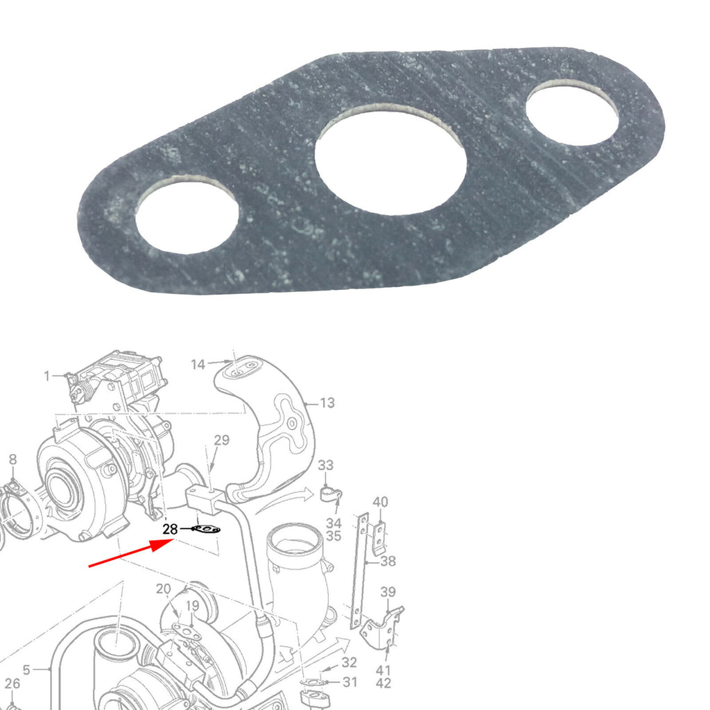 TURBO CHARGER GASKET SEAL FITS DAF, SCANIA, 1 388 686, 0098 367