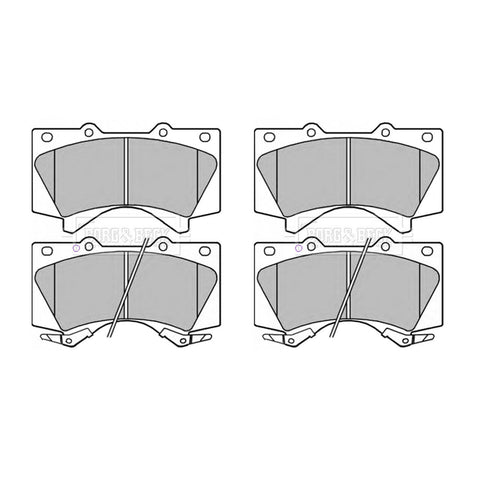 BORG & BECK FRONT BRAKE PAD SET FITS TOYOTA LAND CRUISER 200 2007 ON, 044650C020