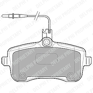 BORG & BECK FRONT BRAKE PAD SET FITS PEUGEOT 407 1.8, 2.0 HDi 2004-2011, 4253.32