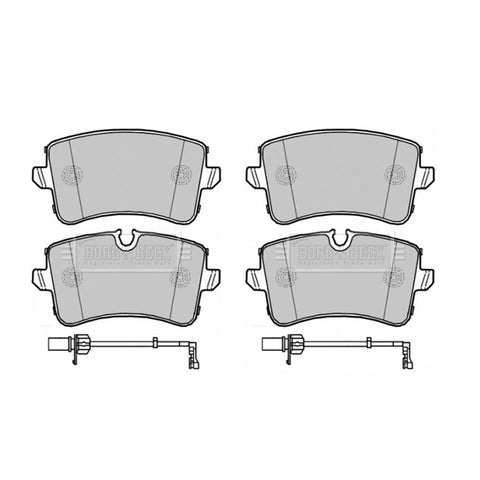 REAR BRAKE PAD SET FITS AUDI A8 (4H_) 2009 ONWARDS, 4H0698451A