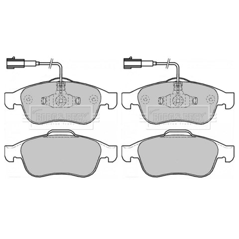 FRONT BRAKE PAD SET FITS ALFA ROMEO GIULIETTA 2010 ONWARDS,  77365354