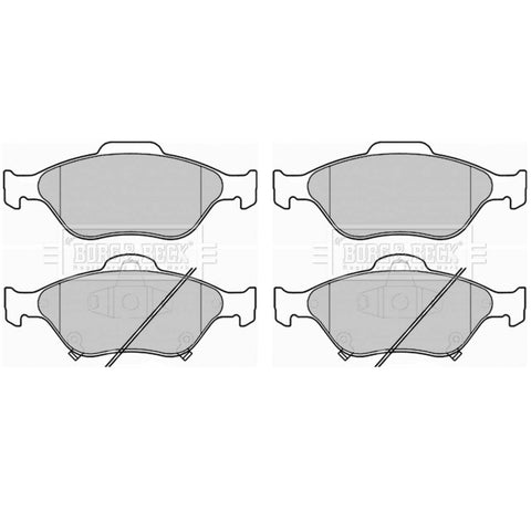 FRONT BRAKE PAD SET FITS TOYOTA YARIS 1.33 VVT-I , 2005 ONWARDS,  044650D050