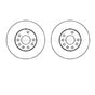 A PAIR OF BORG & BECK FRONT BRAKE DISCS FITS VAUXHALL ASTRA SAAB 9-3 9194477