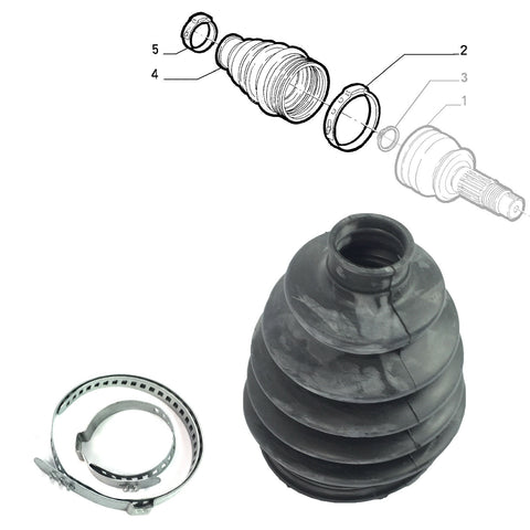 DRIVESHAFT CV JOINT BOOT, BELLOW FITS CITROEN RELAY, BOXER, DUCATO, 1607740980