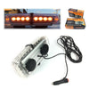 AMBER 13 FUNCTIONED MAGNETIC MOUNT WATERPROOF EMERGENCY / SAFETY BEACON LIGHTBAR